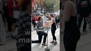 He proposed to his girlfriend on Talent on The Streets!