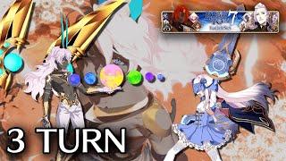 1 Million HP Super God Arjuna vs Blue Melusine 3 Turn | Super Recollection Quest - Road to 7 LB4