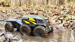 Sherp тащит прицеп с топливом! RC crawler трофи в Измайлово 10.11.2024