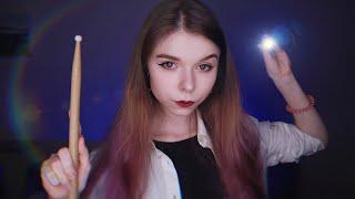 ASMR FOLLOW MY INSTRUCTIONS reflex test