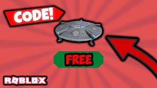 How To Get HOVERING UFO FOR FREE ON ROBLOX (CODE IN VIDEO!)