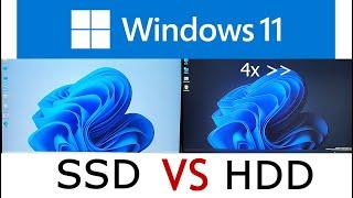 SSD VS HDD WINDOWS 11 boot time test #ssd #hdd #Nvme