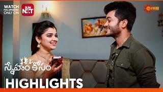 Sneham Kosam - Highlights of the day | Watch full EP only on Sun NXT | 23 Nov 2024 | Gemini TV