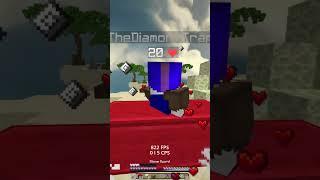 Minecraft Bedwars + PVP (Mineland, Fireball Fight, Butterfly Click) #bedwars #minecraft #mineland