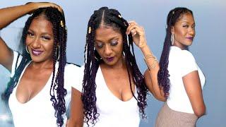 DIY Knotless Braids for Thin Hair - Crochet Method baby