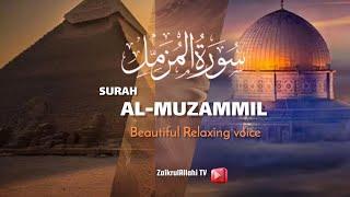 Most powerful voice of SURAH Al-MUZAMMIL سورة المزمل soothing Relaxation: ZaikrulAllahi TV