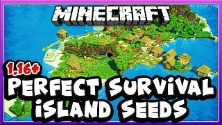 5 Perfect Minecraft Survival Island Seeds - Minecraft 1.16 Seeds Java Edition Seeds