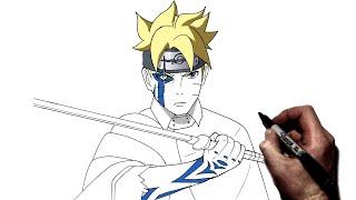 How To Draw Adult Boruto | Step By Step | Boruto