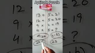 Aptitude Test | Math Trending | puzzle Game | Challenges | Genius #youtube #shorts #vital