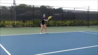Daniela Saldarriaga College Tennis Recruiting Video