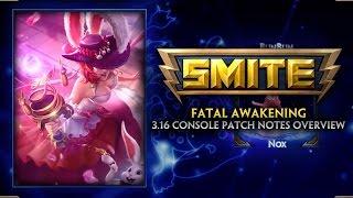SMITE: 3.16 Official Console Patch Overview - Fatal Awakening
