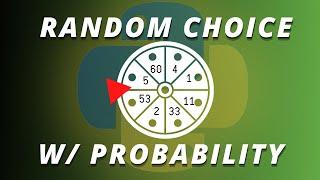 How To Randomly Choose From A List Using Probabilities In Python