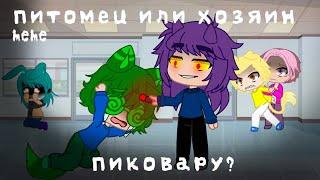 Питомец или хозяин meme (13 карт/Земля королей [ПикоВару], Gacha Club)