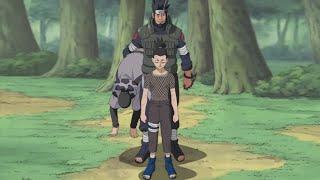 SHIKAMARU NARA BECOMES BAIT FOR SOUND NINJA'S AND ASUMA SARUTOBI RESCUES HIM