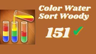 Color Water Sort Woody Puzzle Level 151