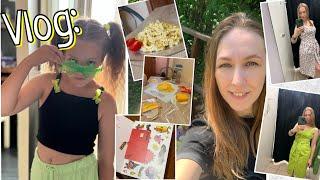 Vlog: Рецепт сырного соуса от Лены/ выбираю платье / заказали детскую карту Альфа банка