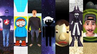 Everyone is Baldi's 7 Boss Fight Mods EPIC PART 2 - ALL PERFECT!