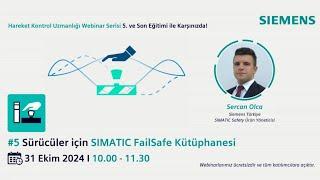 #5 SIMATIC (#R2U) Sürücüler için Failsafe Kütüphanesi - SIMATIC Failsafe Drive Library