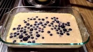 World's Easiest Blueberry Cobbler