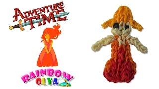 Принцесса ПЛАМЯ - Время Приключений из резинок на крючке | Adventure Time Rainbow Loom