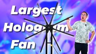 Super Large and Immersive 150cm Hologram Fan