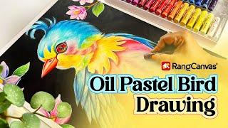 Easy Oil Pastel Bird drawing | Easy Oil Pastel drawing for beginners #oilpastel #drawing