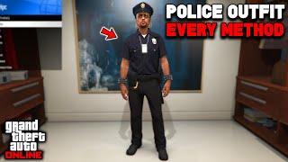 Every Method To Get The Cop Outfit Glitch In GTA 5 Online! (GTA 5 Police Outfit)