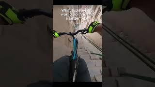 Bro is not doing ts #mtb #extremesport #bikelife #bikejumps #sendit #senditsunday #mtbmeme