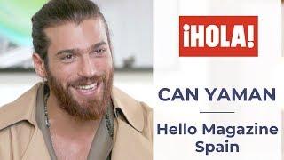 Can Yaman  Speaking English!  Hello Magazine Spain  Interview  English   2019