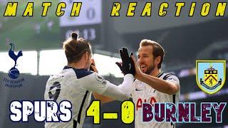 BALE CONTINUES TO IMPROVE!! TOTTENHAM 4-0 BURNELY MATCH REACTION!!