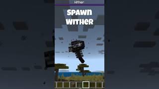 How to spawn the wither in minecraft