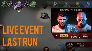 EA SPORTS UFC Mobile - UFC 217: Michael Bisping / Georges St-Pierre Live Event Last Run!