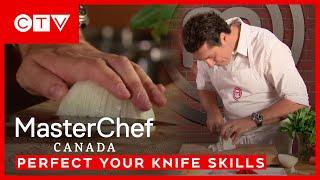 How To Dice An Onion Like A MasterChef | MasterChef Canada S7E11