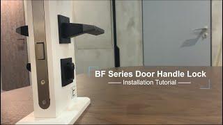 IISDOO BF Version Door Handle Lock Set Installation Tutorial