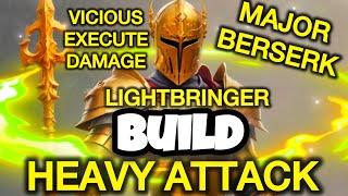 ESO EXECUTE THEM!️Lightbringer Build Heavy Attack PvP Update 42