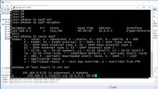 OSPF Config and Verify (Network Command) for CCNAs