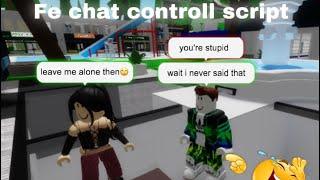 Controll chat | Roblox