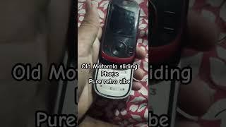Retro moto sliding phone