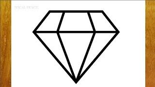 HOW TO DRAW A DIAMOND