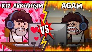 Kız Arkadaşım VS Agam (En Komik Animasyonlar)