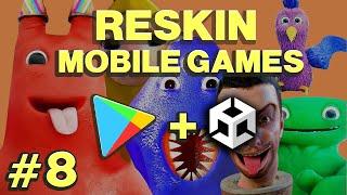 Reskin Unity Game || 08  ريسكين تطوير  لعبة من الصفر على محرك يونيتي