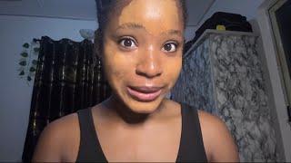 {ASMR} Gum Chewing While I Practice My Halloween Makeup