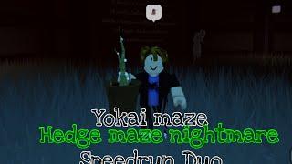 Yokai maze - Hedge maze nightmare Speedrun /w @dargolol