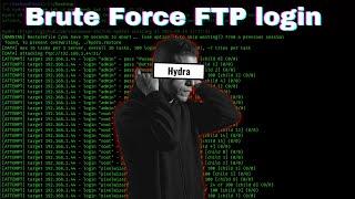 How Hackers Brute Force FTP login with Hydra | Kali Linux