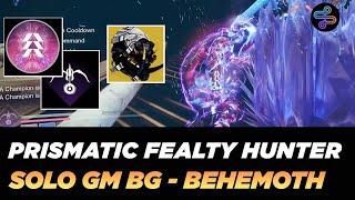 Solo GM Battleground Behemoth - Mask of Fealty Hunter