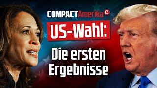 US-Wahl: Die ersten Ergebnisse