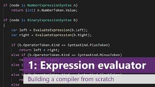 Episode 1: A basic expression evaluator