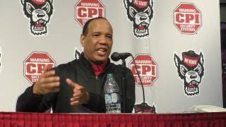 NC State basketball coach Kevin Keatts post-Nebraska win
