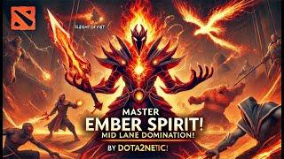 Master Ember Spirit Mid Lane - Pro Gameplay & Tips | DOTA2NETIC