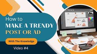 How to Make TRENDY Social Media Post Design #04 |The Knowledge by H Abdul Majid